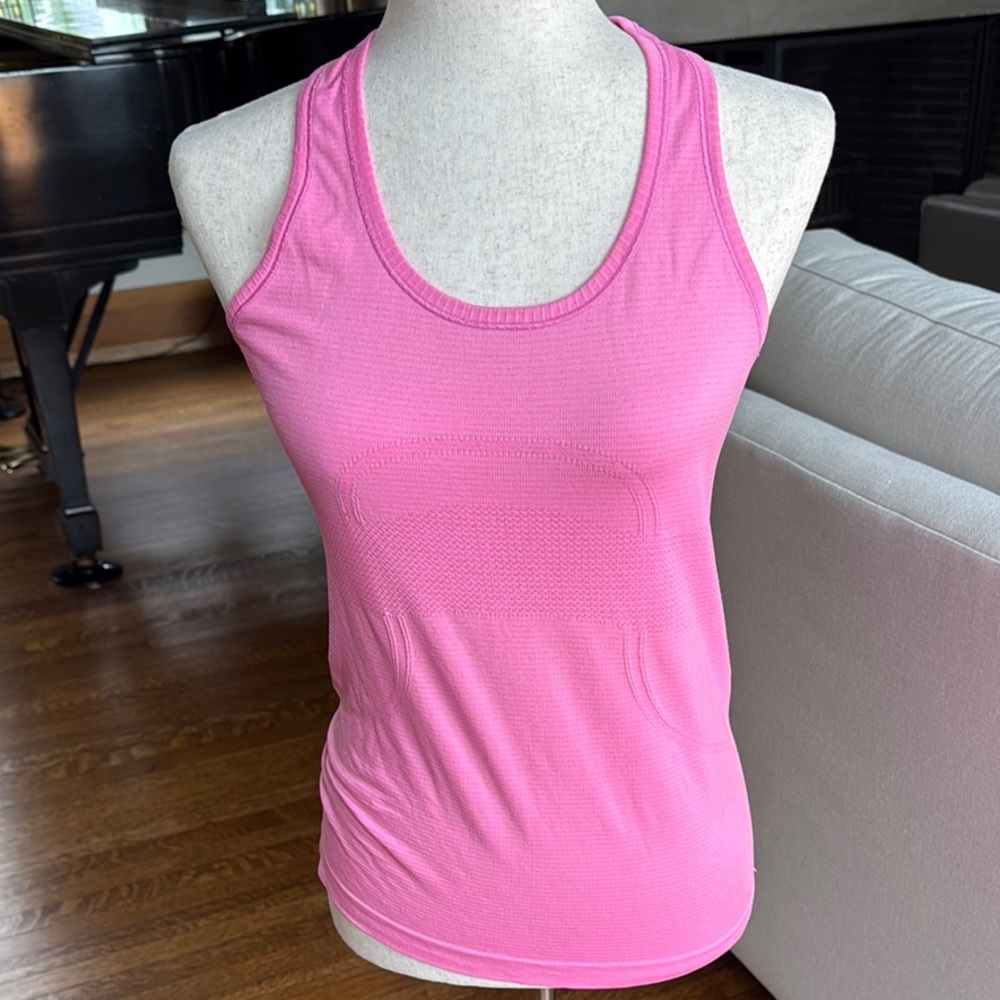 lululemon athletica Vibrant Pink Racerback Tank Top